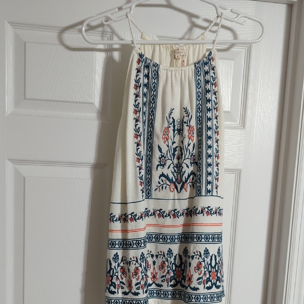 Floral Print Sleeveless Dress